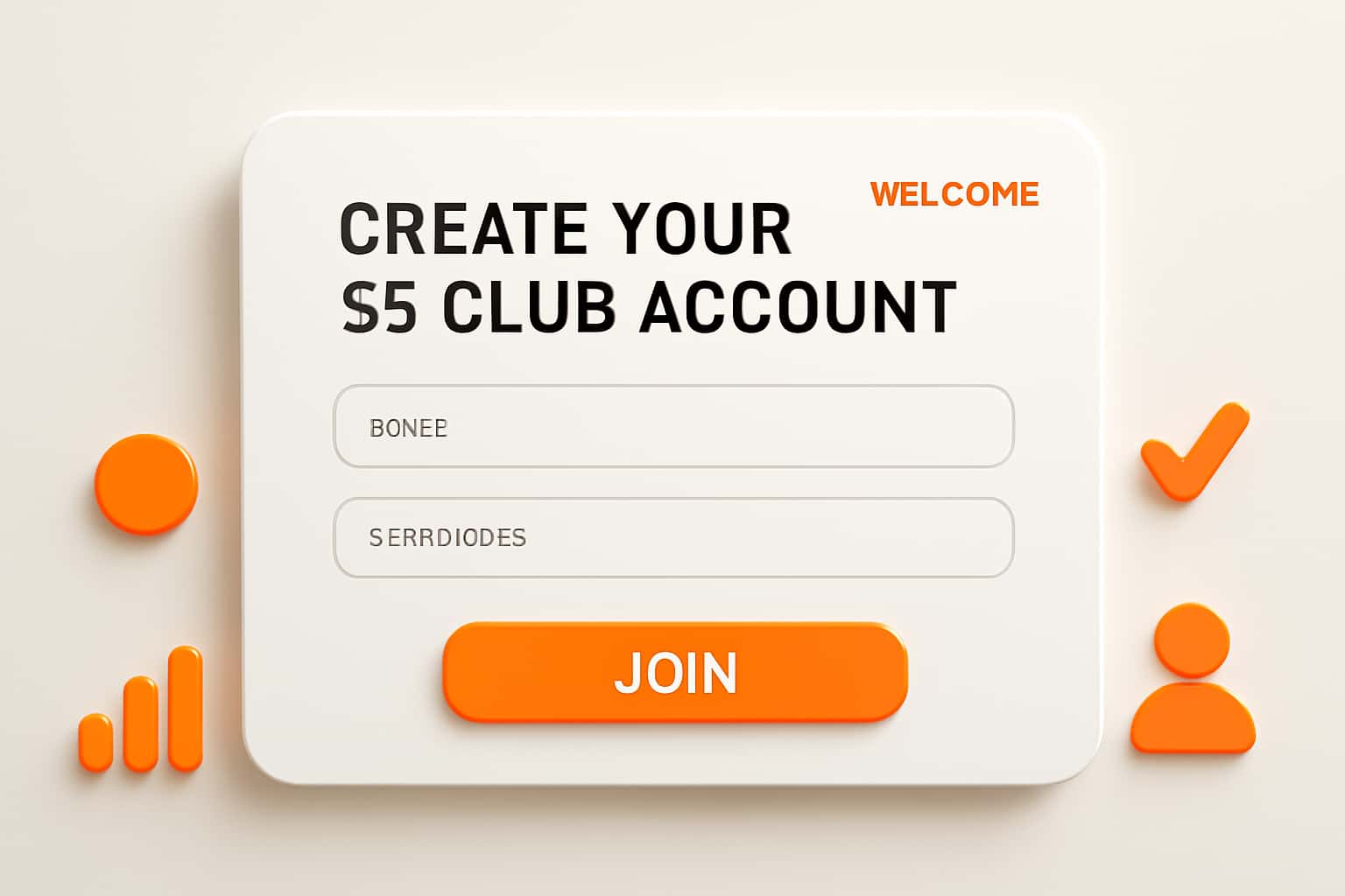 Create Your 55 Club Account Interface