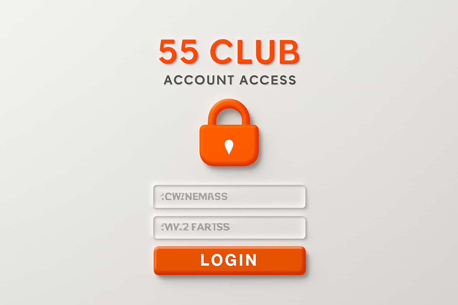 55 Club Account Access Interface