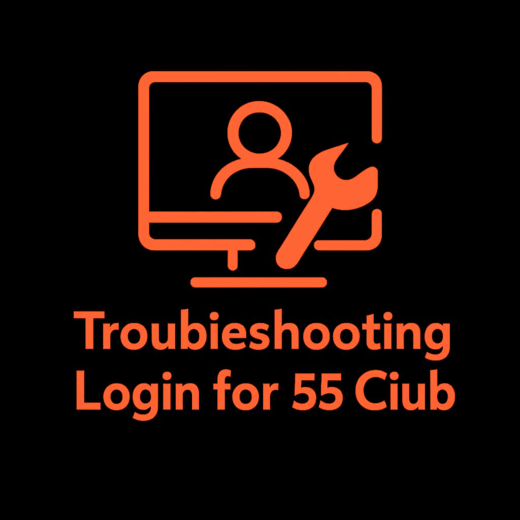 An icon symbolizing troubleshooting for the 55 Club.